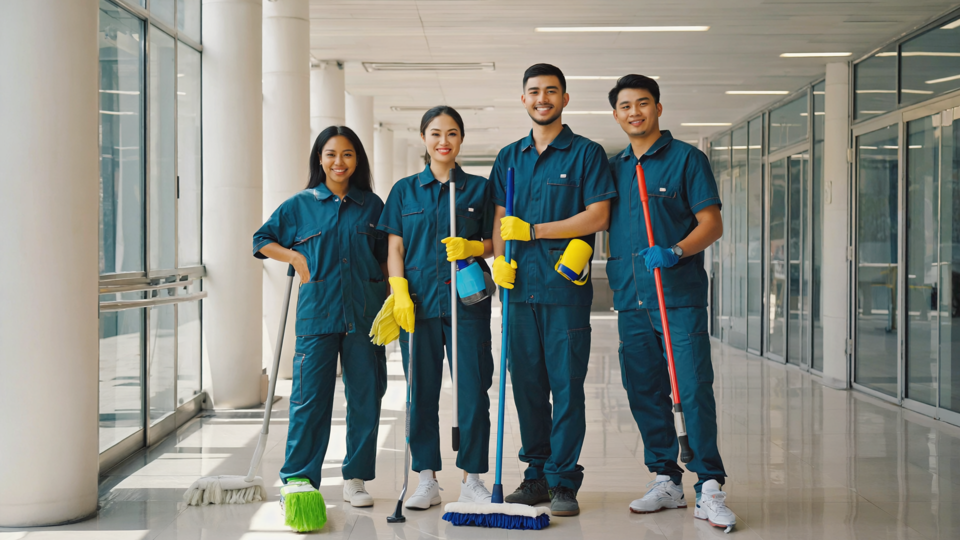 Das Team der M.B.Clean GmbH – freundlich und professionell